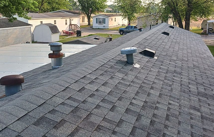 Roofing contractor Anderson Roofing completed a roofing project on this home in Bradner, Ohio 